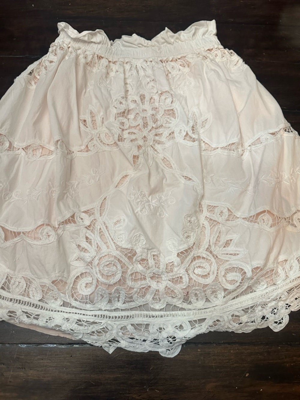 Maeve by Anthropologie White Strapless Lace Mini Dress Size Small 38629 - Picture 8 of 16